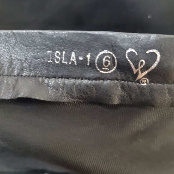 Winsor Womens Black Over-The-Knee Boots With Zipper & Lace-Up Size 6 - Picture 3 of 7